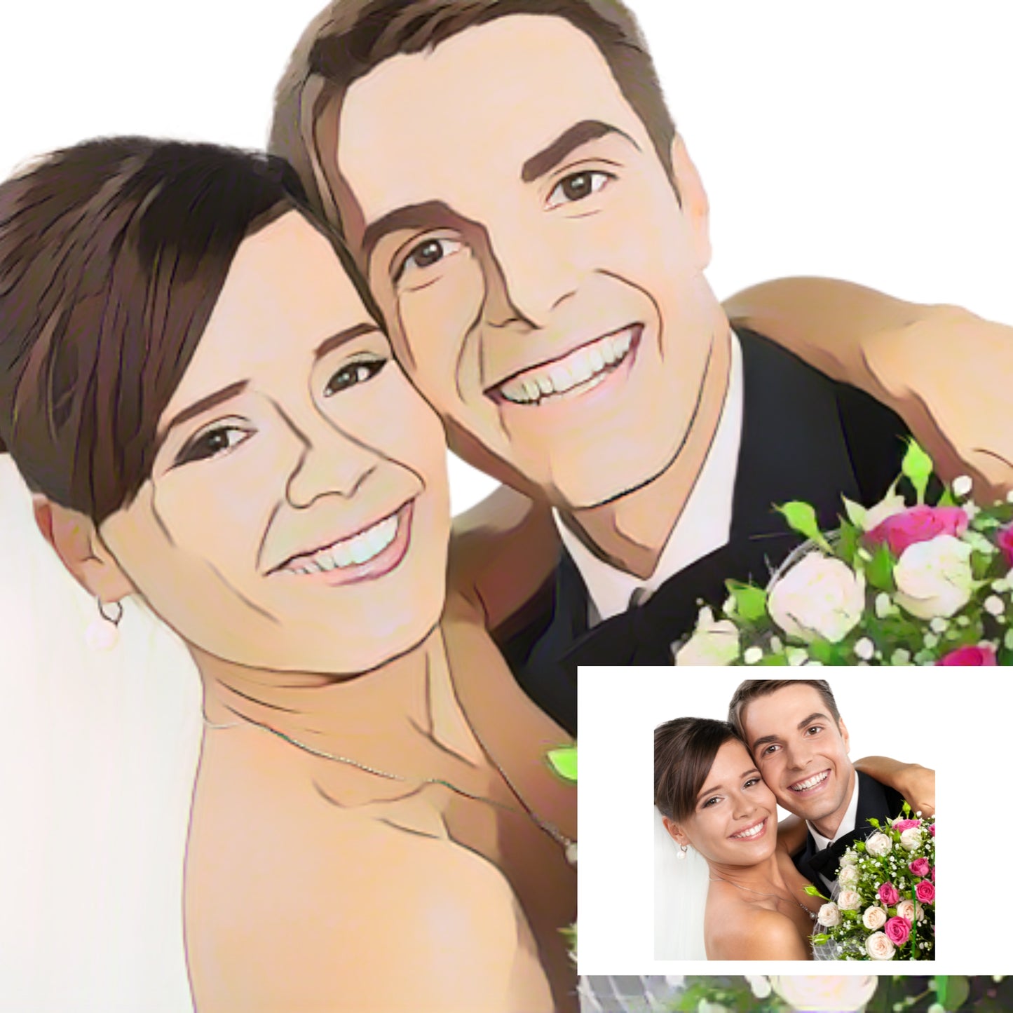 Personalized Cartoon Portrait From A Photo