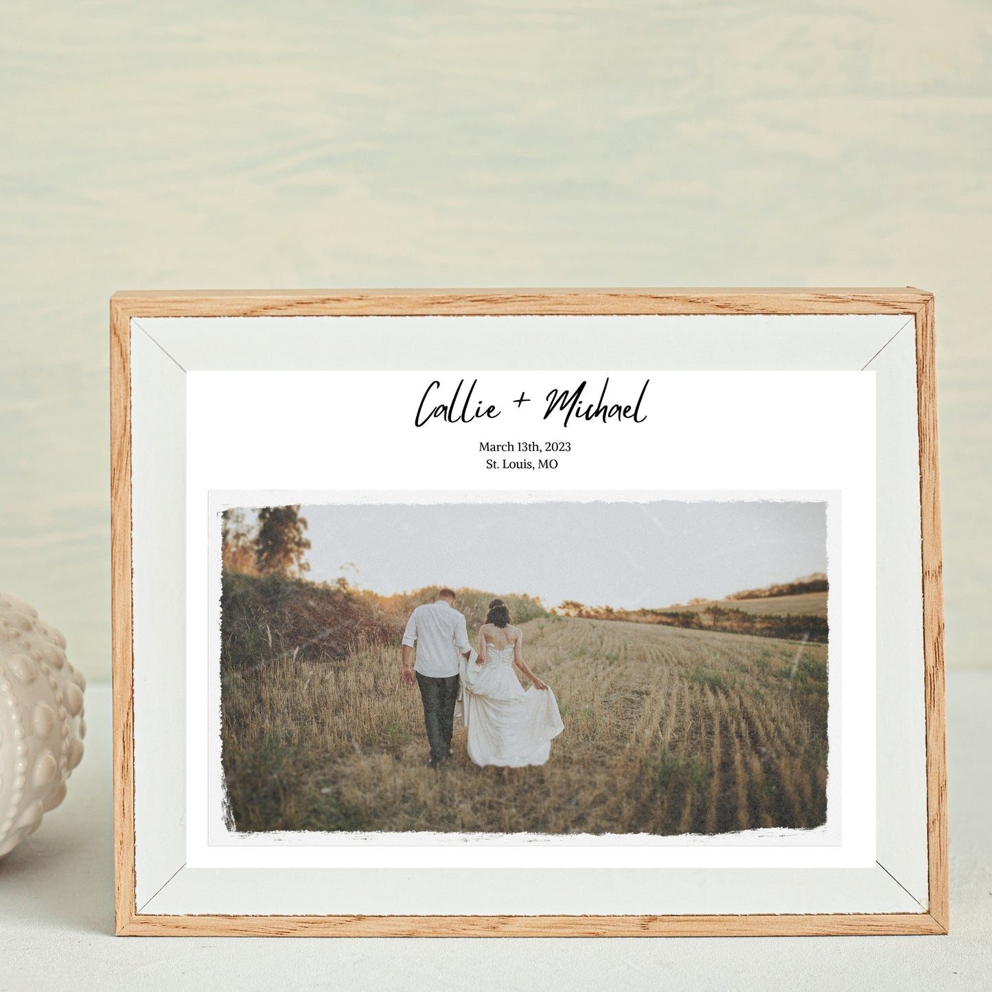 Vintage Wedding Photo - Customizable