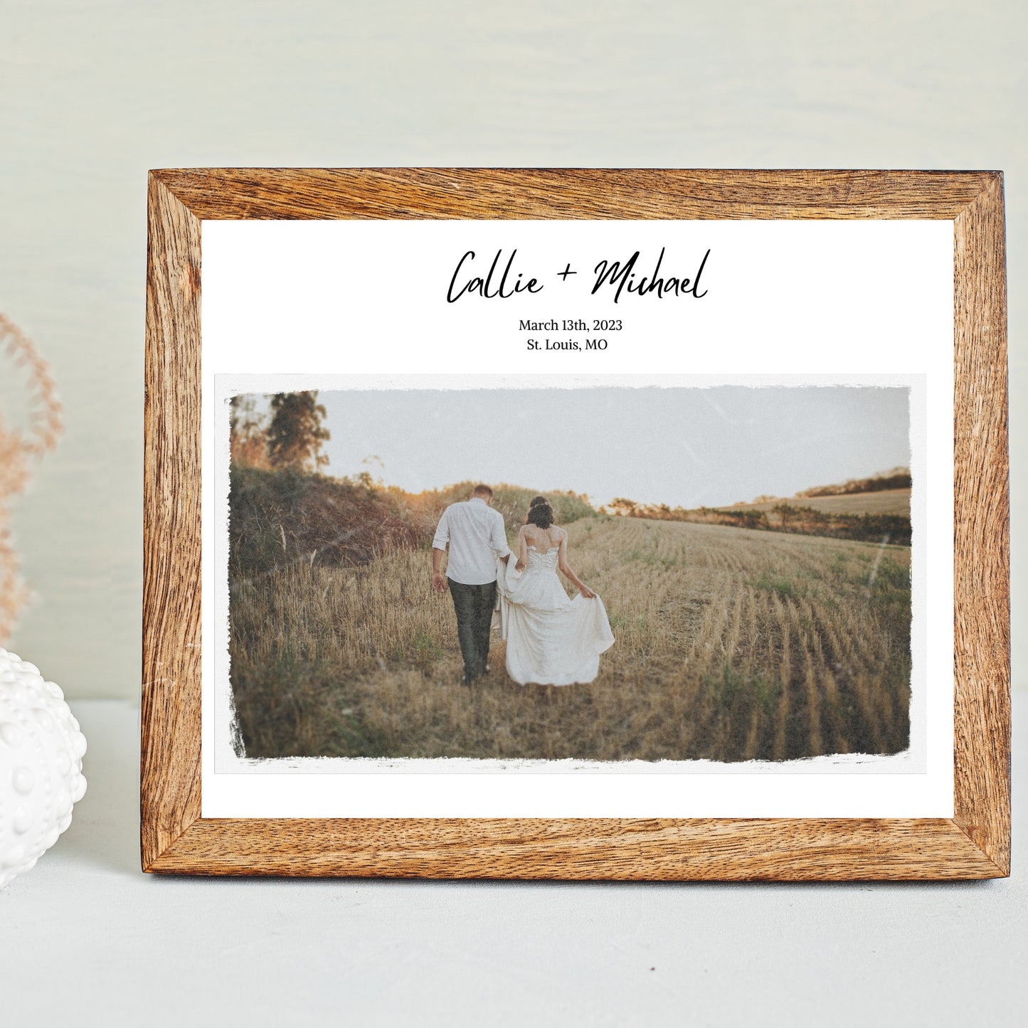 Vintage Wedding Photo - Customizable